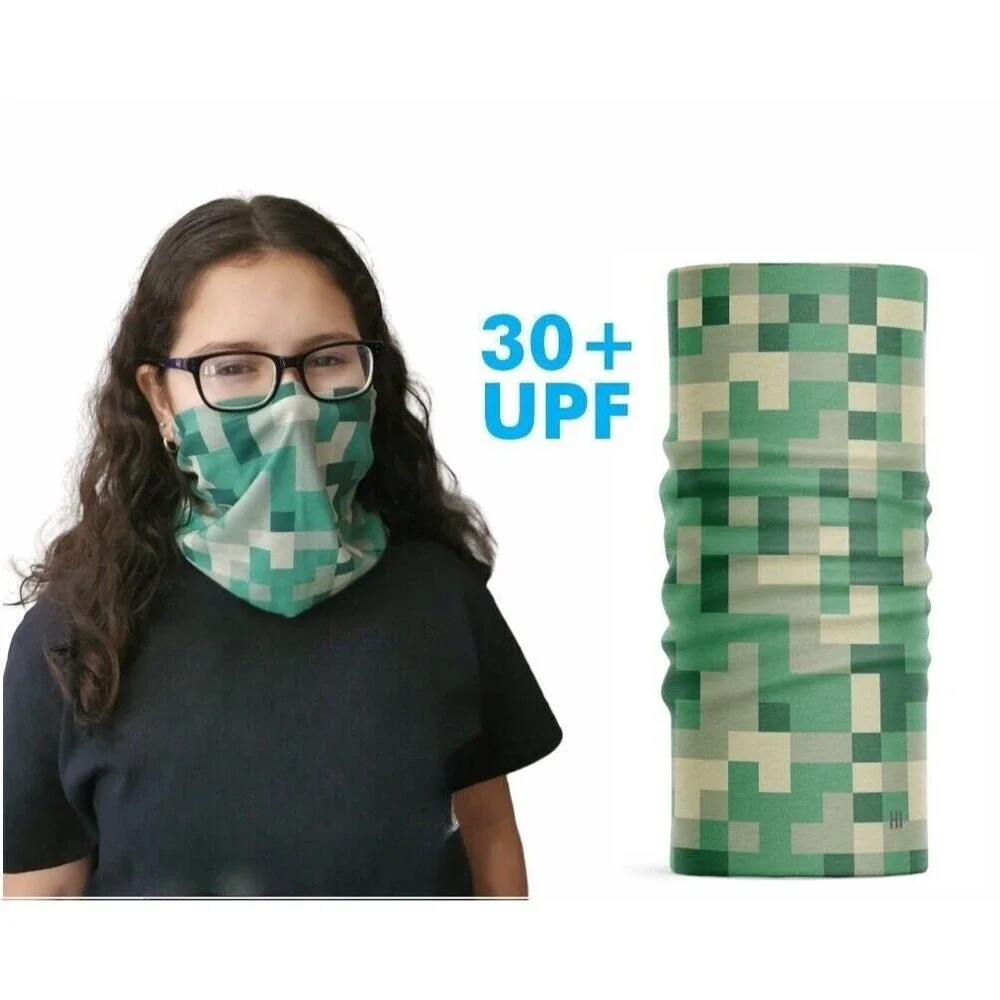 Adults & Kids One Size 3 Pack Face Cover Mask Balaclava Head Band Gaiter Neck UV